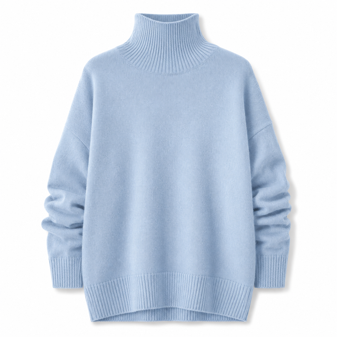 ELISA Jersey de Cuello Alto – Confort Elegante