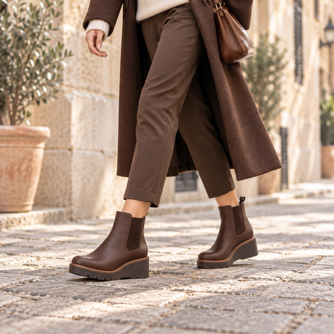 IRENE | Botines Chelsea con suela gruesa