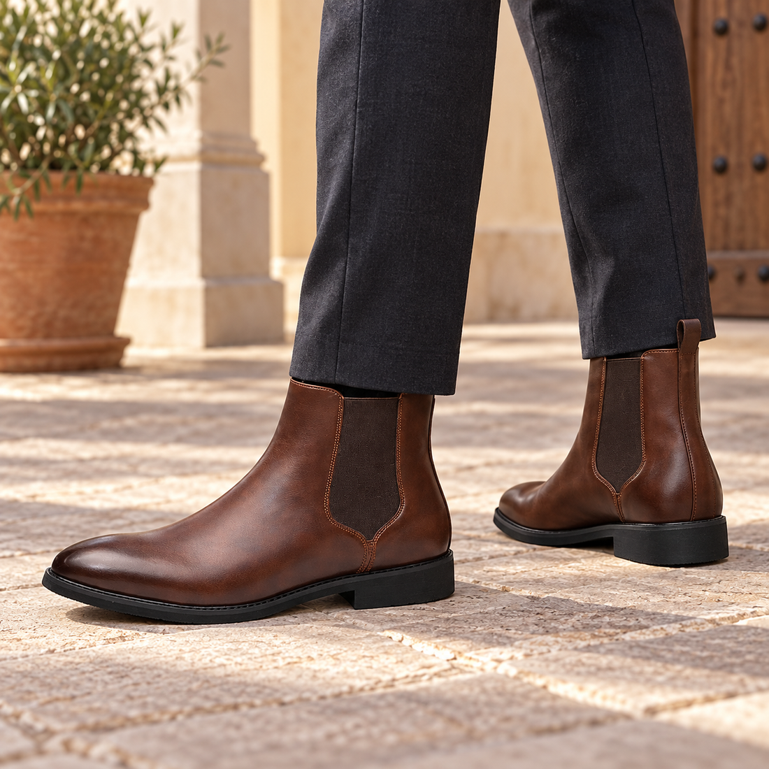 MARCO Botines Chelsea – Elegancia Atemporal