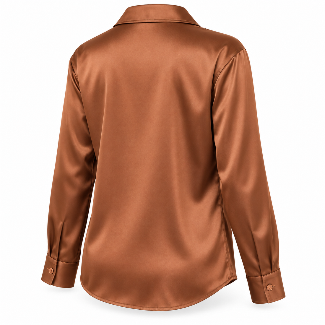 VICTORIA Blusa Satinada – Elegancia Fluida
