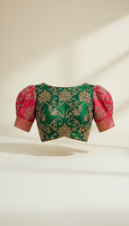 Blouse Poederblauw - sfeerbeeld
