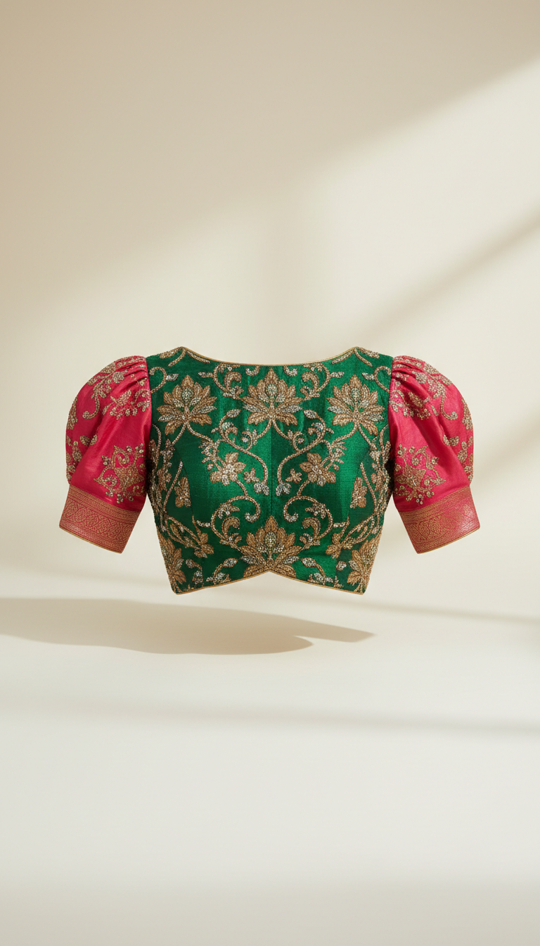 Blouse Poederblauw - sfeerbeeld