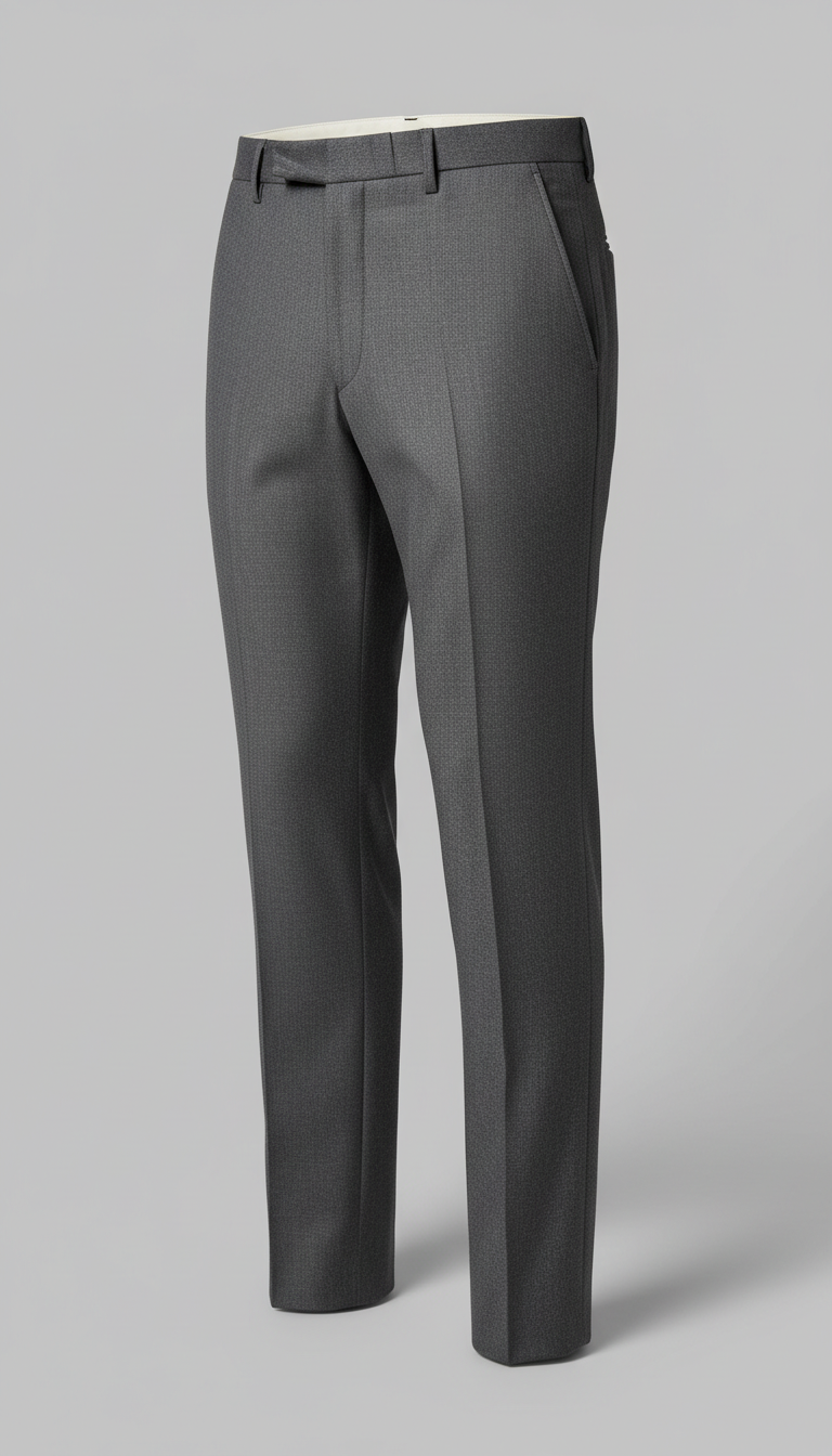 Pantalon Antraciet Getailleerd