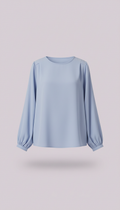 Blouse Poederblauw