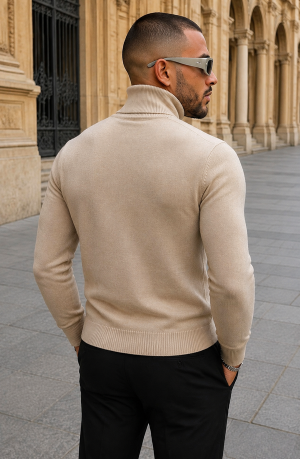 ADRIÁN Jersey de Cuello Alto – Confort Refinado