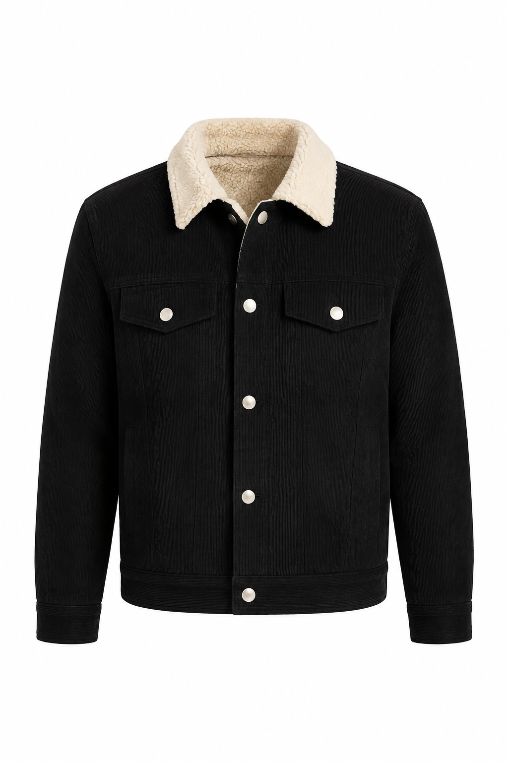BRUNO Chaqueta con Cuello Borreguito – Calidez Urbana