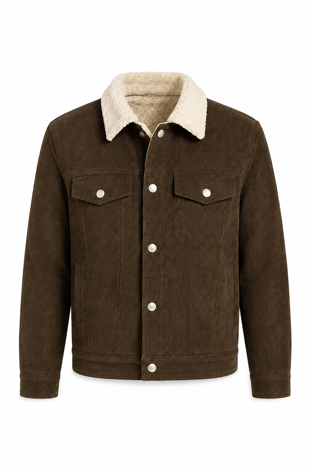 BRUNO Chaqueta con Cuello Borreguito – Calidez Urbana