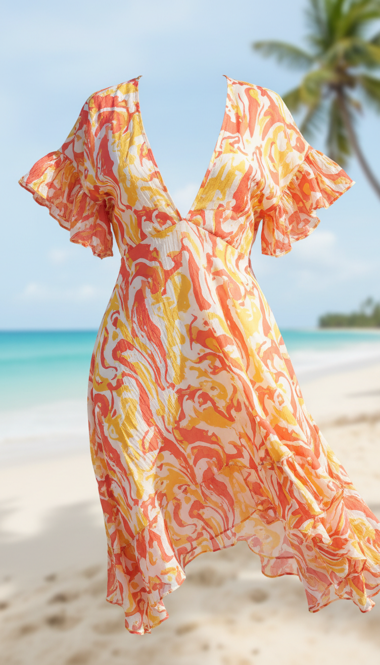 Zomerjurk Turquoise - sfeerbeeld