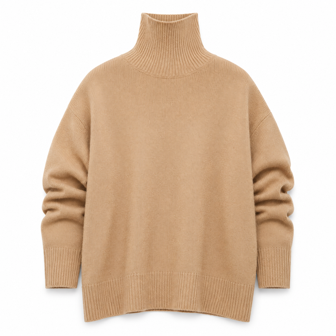ELISA Jersey de Cuello Alto – Confort Elegante