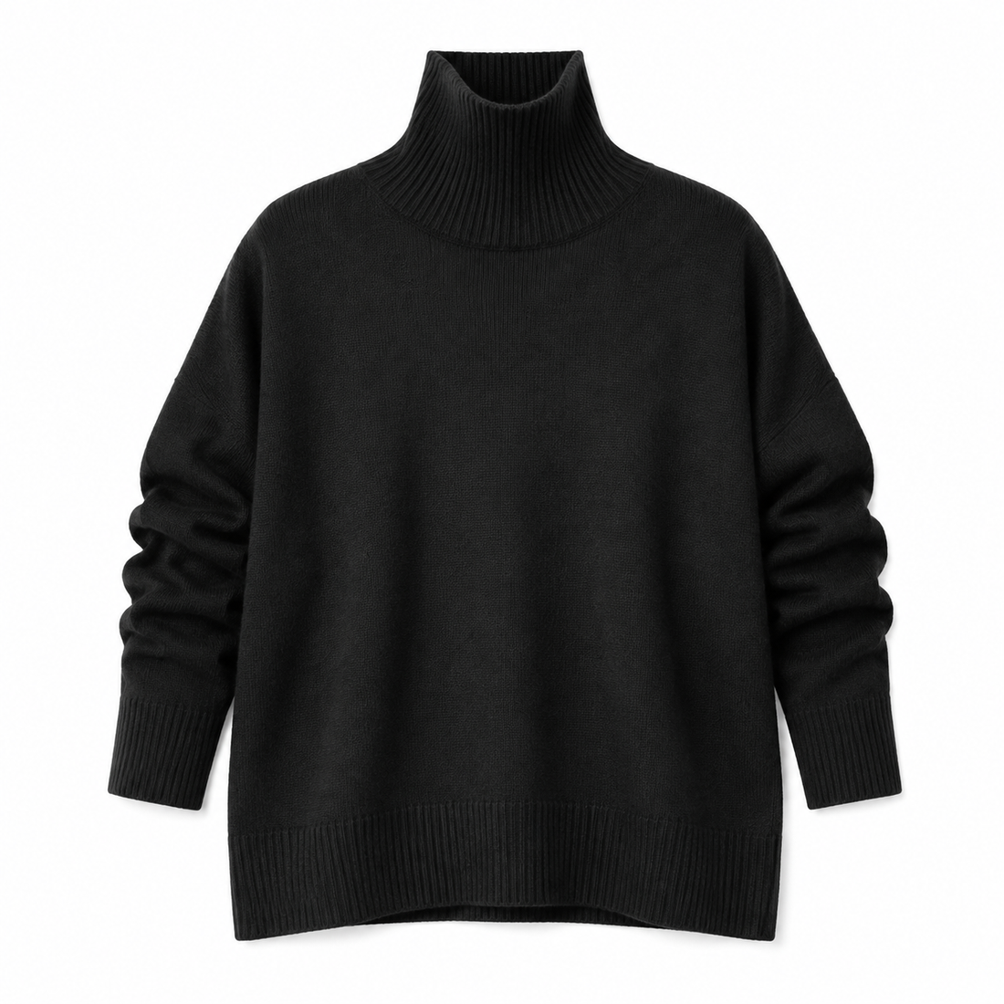 ELISA Jersey de Cuello Alto – Confort Elegante