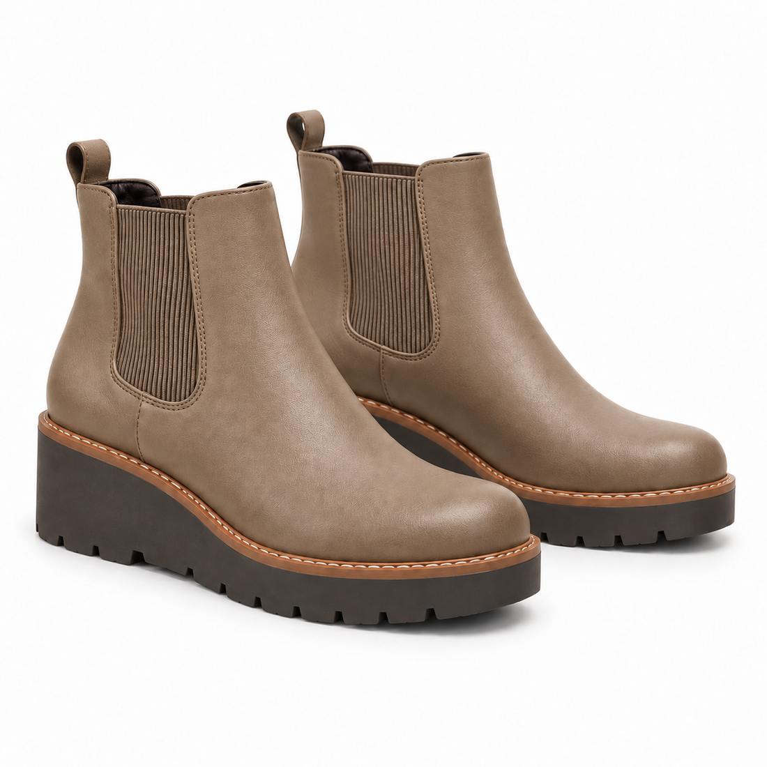 IRENE | Botines Chelsea con suela gruesa