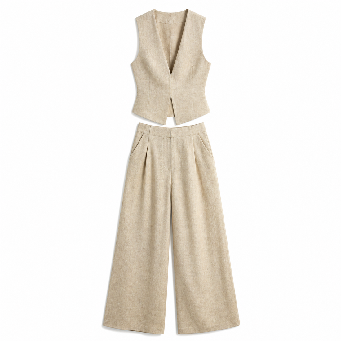 ISABELA Conjunto Sastre Fluido – Elegancia Natural y Silueta Refinada