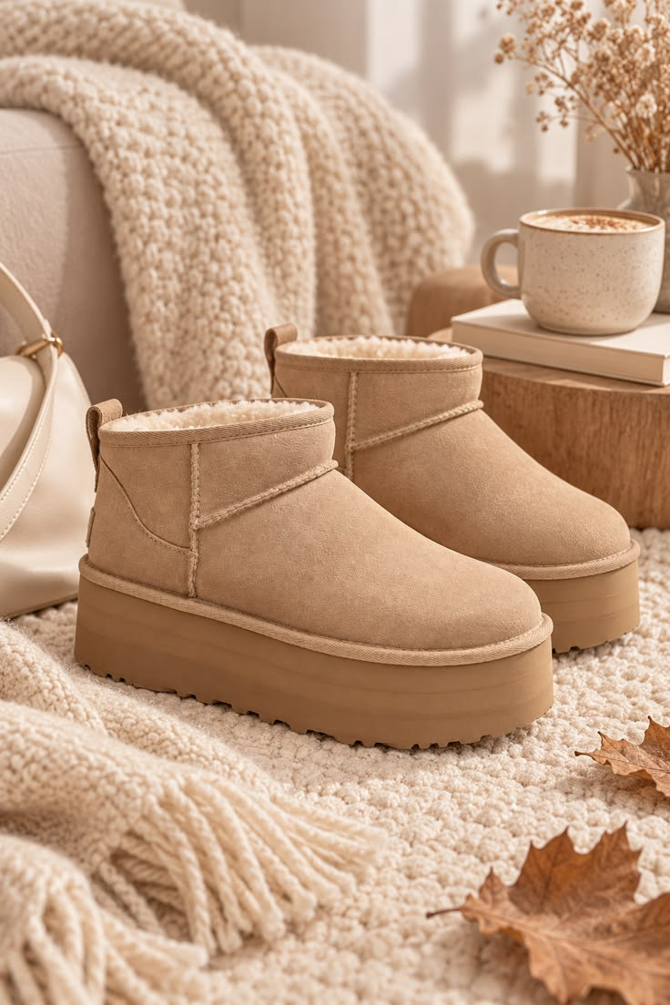 MAIA | Botines forrados con plataforma